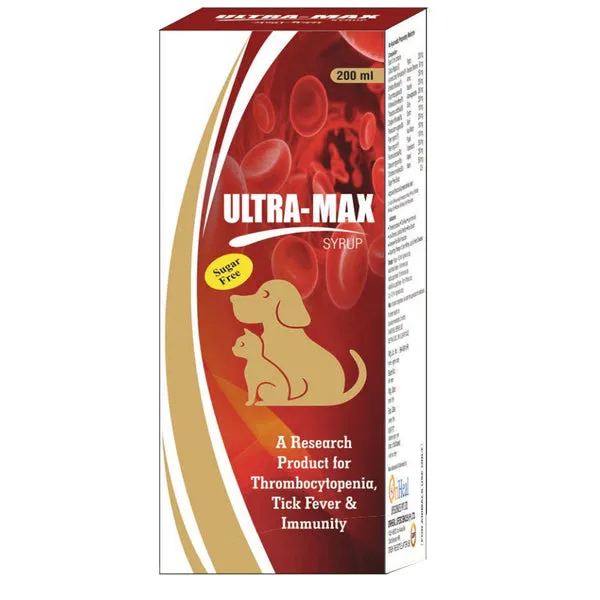 Oriheal Ultramax Syrup Platelet Boosters for Dogs and Cats 200ml