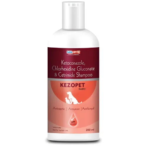 Savavet Kezopet Antifungal & Antiseptic Shampoo for Dogs and Cats