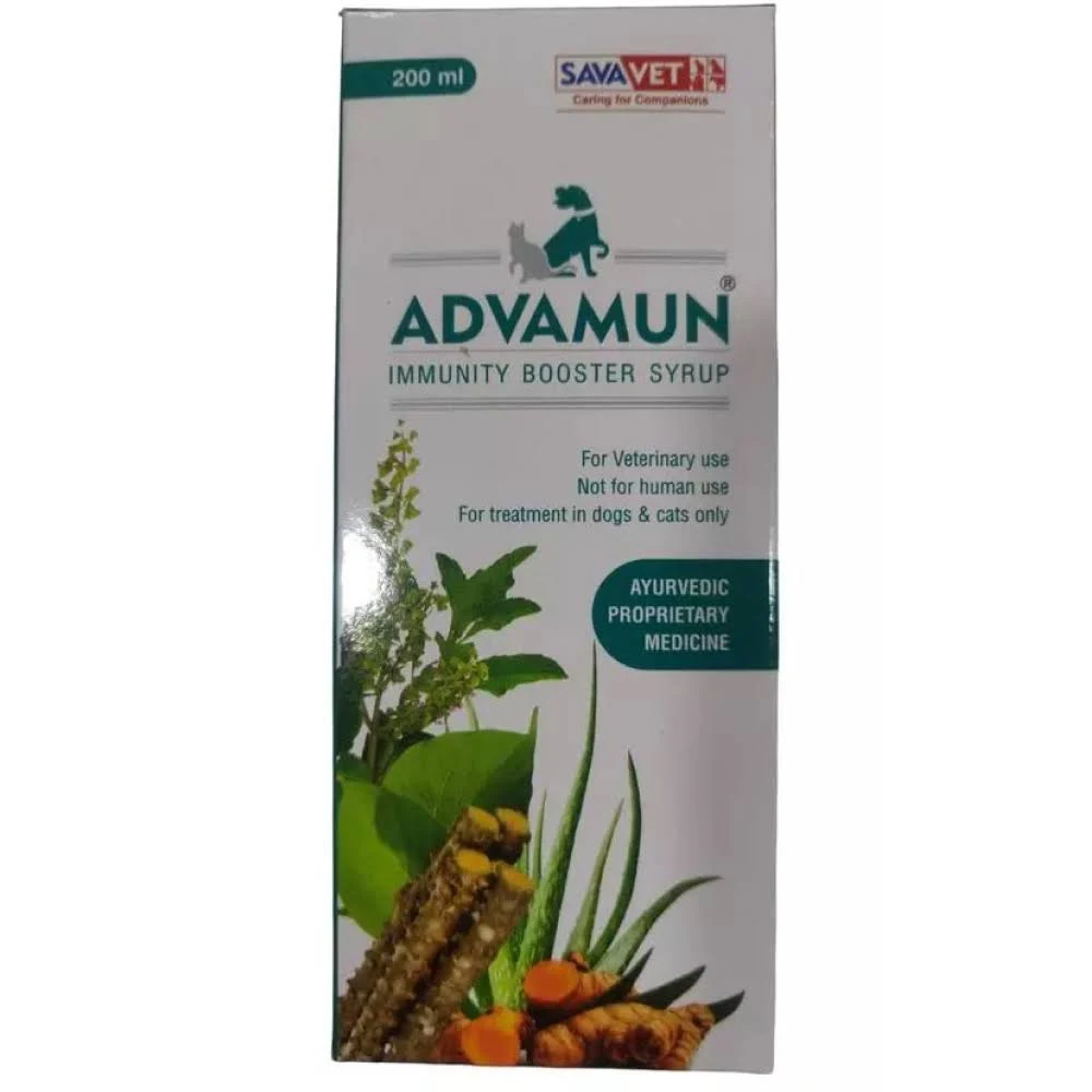SavaVet Advamun Immunity Booster Syrup For Dogs & Cats